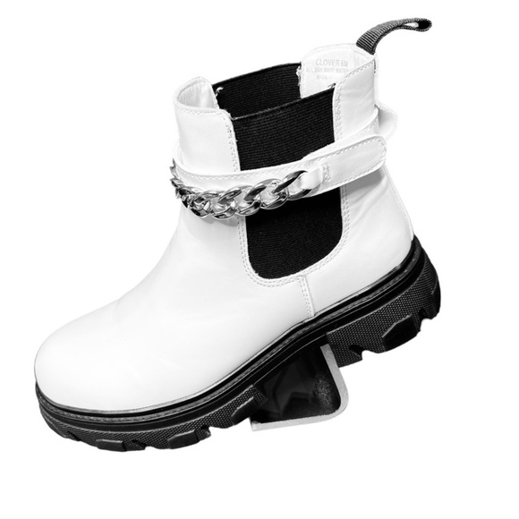 Cushionaire Clover Pull On Chunky Platform Combat Boots - Picture 6 of 10